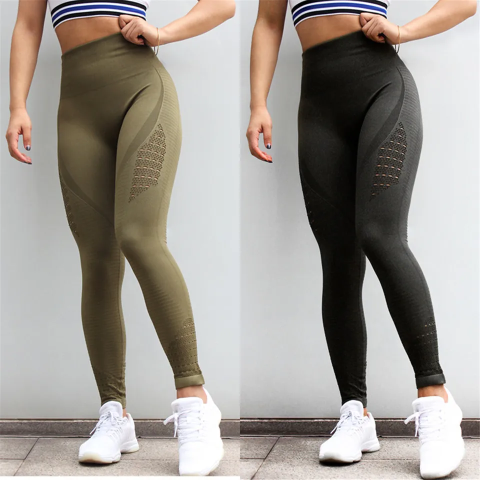 

Women New Pants 2019 Sporting Running Sportswear Stretchy Fitness casual pants Seamless Tummy Control Compression Tights Pants