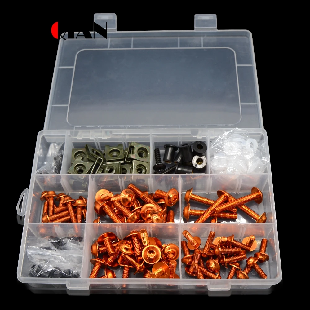 

76 PCS Fairing bolts For SUZUKI HAYABUSA GSX1300R GSX 1300R R1300 GSXR1300 2008-16 Body Fairing Bolt Screw Fastener Fixation Kit