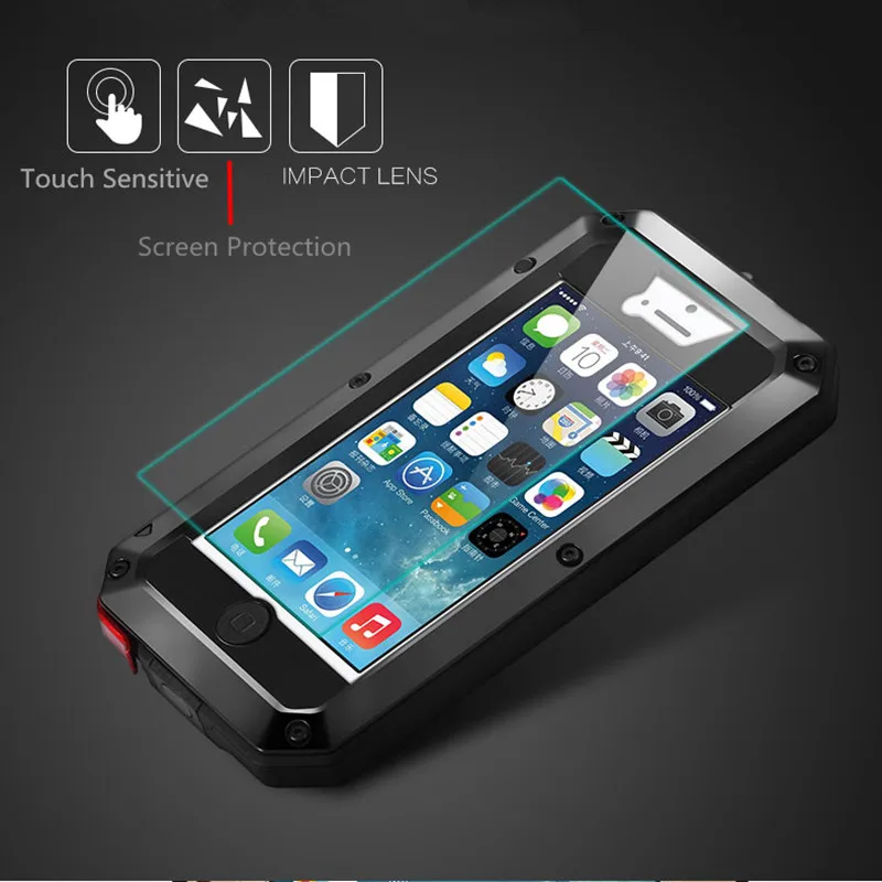 Custodia In Silicone TPU Con Supporto Per IPhone 11/7 Plus – Kit 3 Pezzi Con Vetro Temperato – Antiurto, Grigio