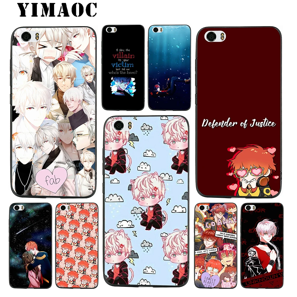 

YIMAOC Japan Mystic Messenger Soft Silicone Case for Xiaomi Redmi Note 9 Mi 8 Se 7 6 6A A1 A2 4X 4A 5A 5 MAX 3 MiA1 A2