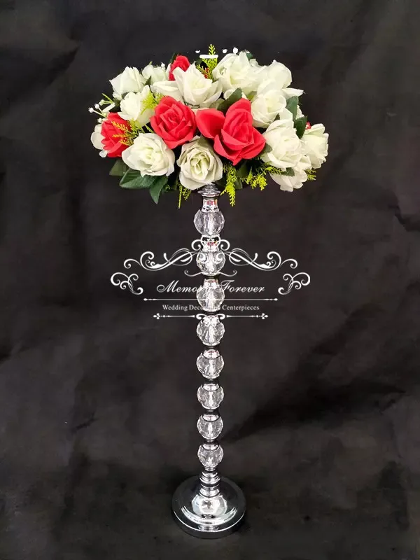 Silver and Grey Artificial Flowers in Vase 80cm Room Décor Tall 