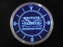 nc0455 Private Poker Room Member Only Bar Beer Neon Sign LED font b Wall b font