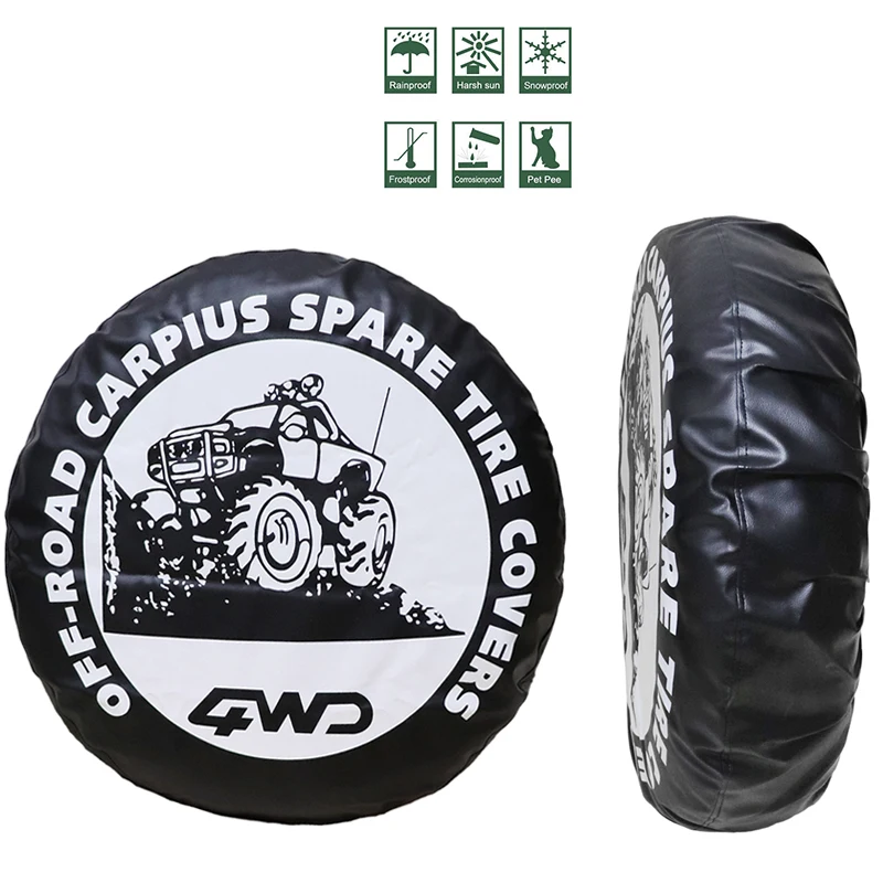 

Auto Car spare wheel cover spare tire cover For Toyota Suzuki Hondas Mitsubishi 14 15 16 17 inch CY-27 For 4WD