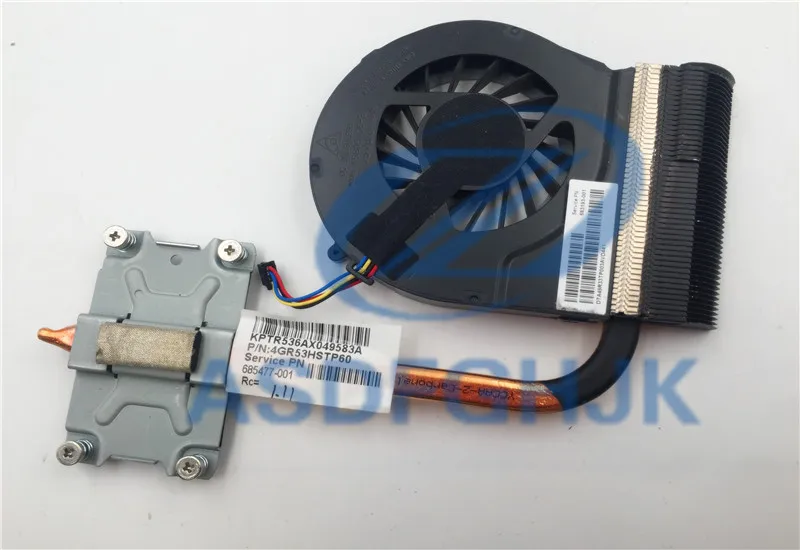 

cpu Original fan for HP G4-2000 G6-2000 G7-2240US G7-2000 G6-2278DX / Fan heat sink 683193-001 685477-001