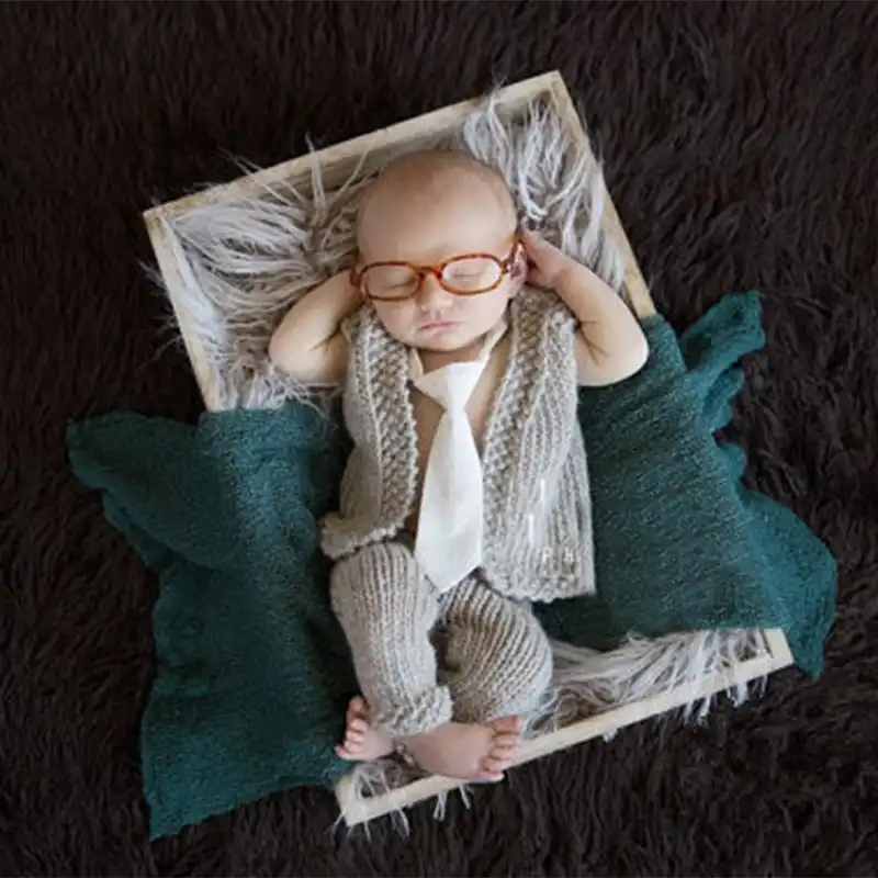 infant grey suit
