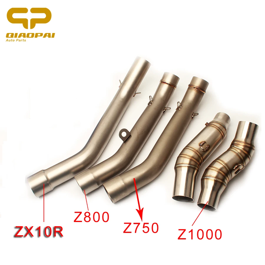 

Motorcycle Exhaust Connect Link Pipe Mid Tube Escape Moto Adapter Muffler 51MM DB Killer for Kawasaki Z800 Z750 ZX10R Z1000 Z250