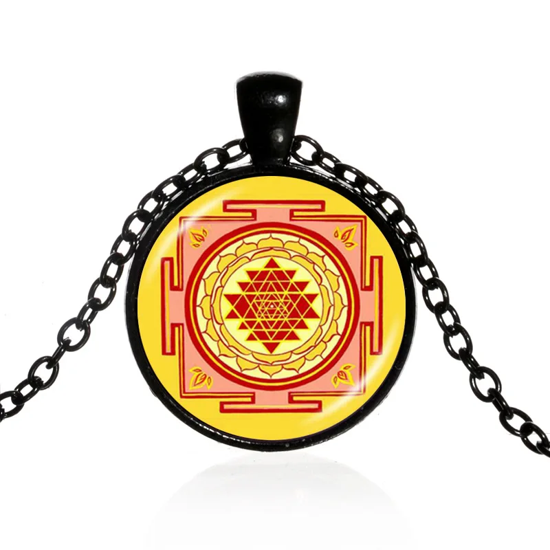 SONGDA Sri Yantra ожерелье буддийская духовная медитация Священная Геометрия