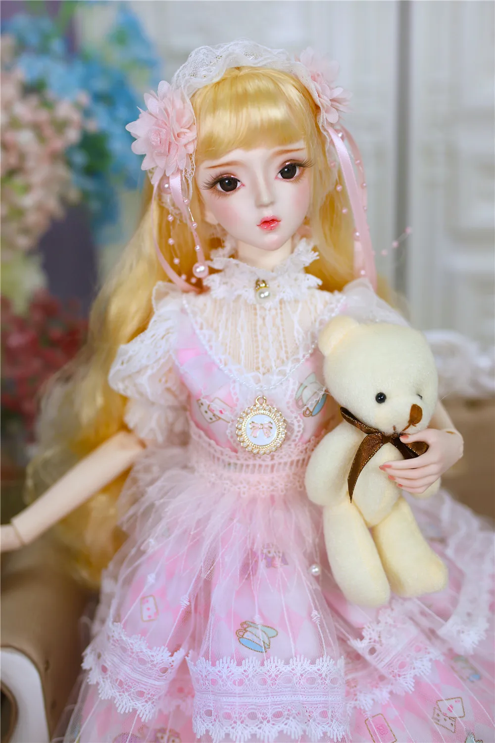 DBS 1/3 BJD Blyth имя куклы Елены механическое соединение тела с макияжем, в том числе волосы, глаза, одежда 62 см Высота девушки ледяной, SD