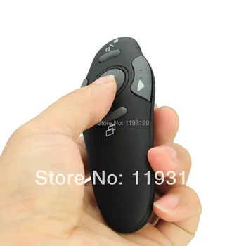 

New 2.4GHz Wireless USB PowerPoint PPT Presentation Presenter Mouse Remote Control Laser Pointer Pen-Black