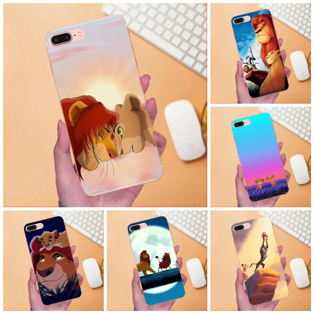Чехол Lion King из ТПУ для Apple iPhone 4 5 5C 6 6S 7 8 Plus X XS Max XR XR|Чехлы-накладки| |