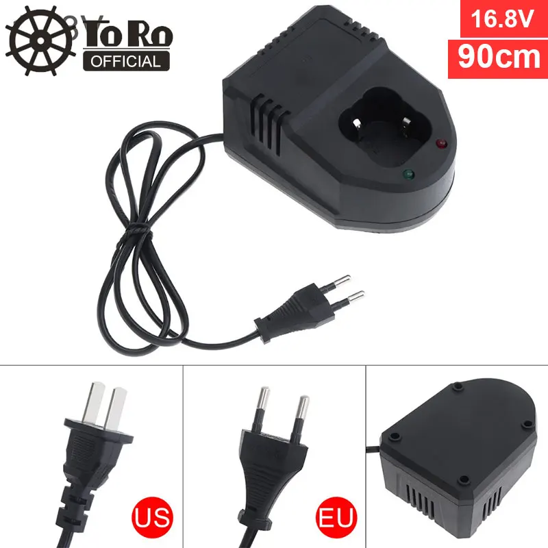 TORO 90cm 16.8V DC Universal Li-ion Rechargeable Smart Adapter Support 100-240V Power Source for Lithium Electrical Drill toro 90cm 16 8v dc universal li ion rechargeable smart adapter support 100 240v power source for lithium electrical drill