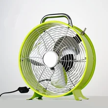 Бытовой маленький Электрический вентилятор мультяшный Электрический мини-вентилятор 12 дюймов 25 см цельнометаллический Настольный вентилятор секундные шестерни 220 В