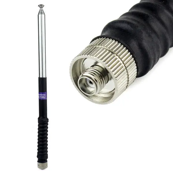 Телескопическая SMA VHF 136 174 МГц антенна для baofeng UV 5R 82 BF 888S двухстороннее радио иди и