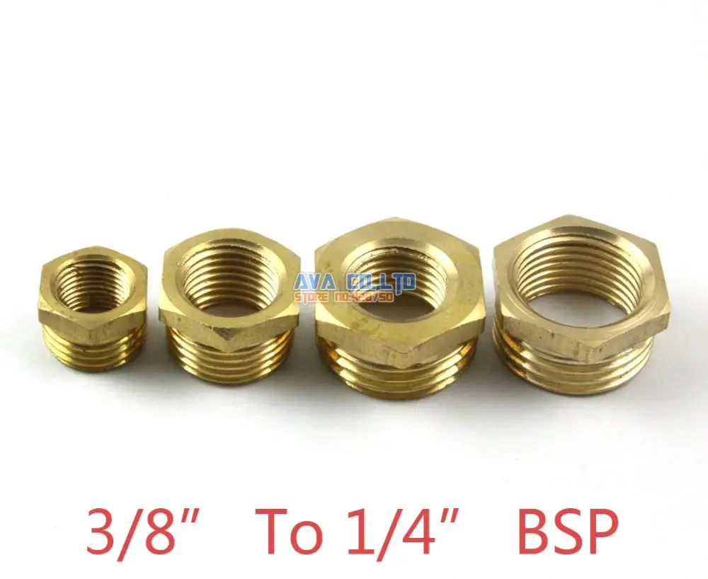 ADAPTOR// HOSE FITTING BSP BRASS REDUCING BUSH COUPLER REDUCERAIR