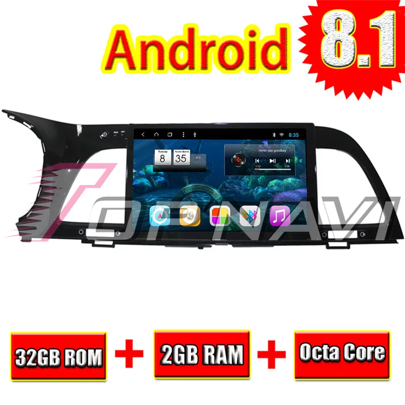  Car GPS Navigation Player for KIA K4 2014 9'' Android 8.1 Topnavi Auto Radio Tuner Head Unit NO DVD