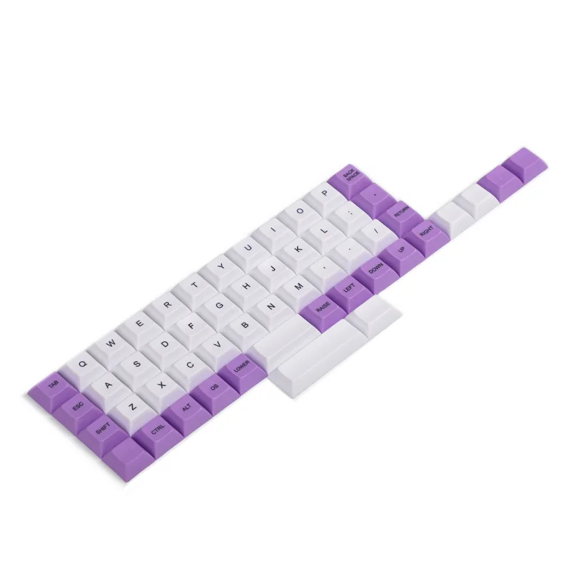 YMDK Dye Sub 1,4 мм PBT DSA Keycap для MX переключатели клавиатуры планка AMJ40 Niu40 - Цвет: Color 2