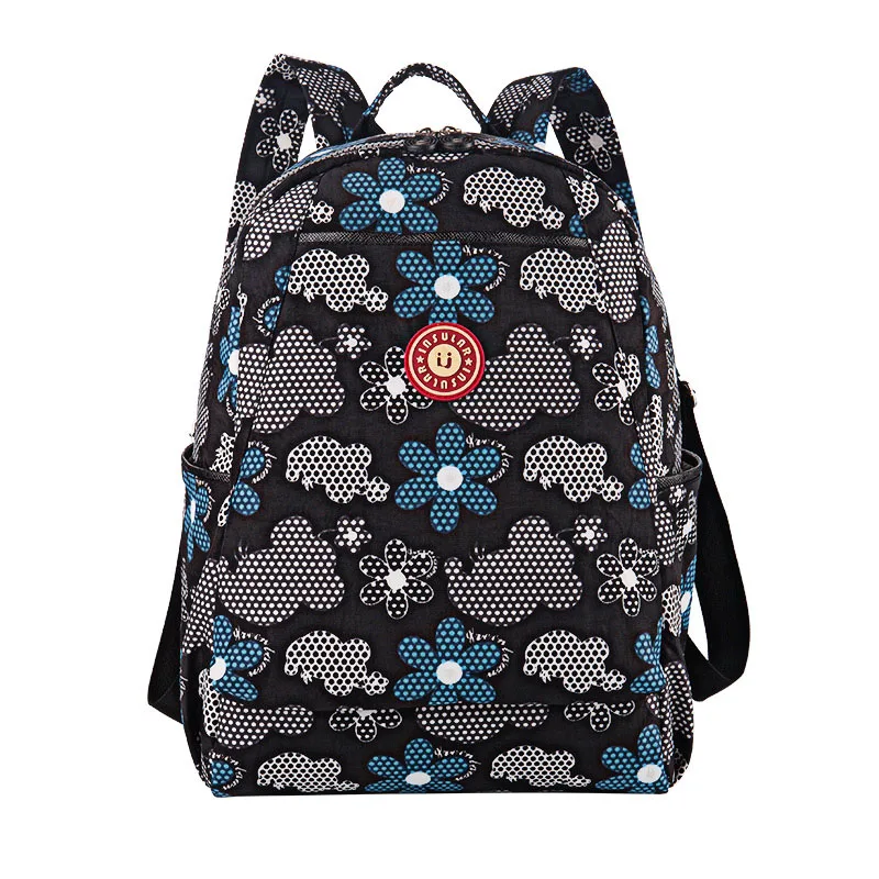 Insular брендовая сумка для подгузников разноцветный Цветочный стиль Мумия подгузник сумка рюкзак для матерей многофункциональная детская коляска сумки - Цвет: style 4