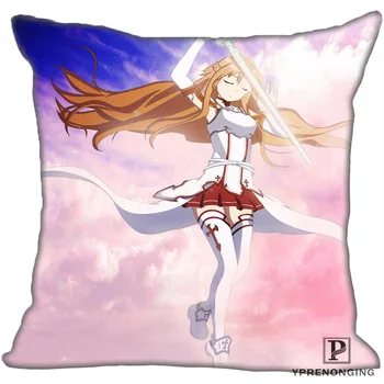 

Best Custom Asuna (1)@ Pillow Case Bedroom Home Square zipper Pillowcases (One Side) #190404-01-63