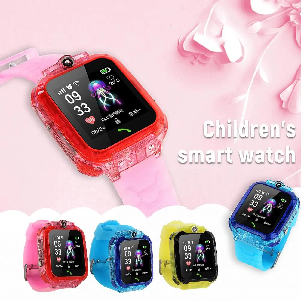  2019 neue S12 Kinder Telefon Smartwatch mit HD Bildschirm IP67 Wasserdichte GPS Touchscreen Kühlen 