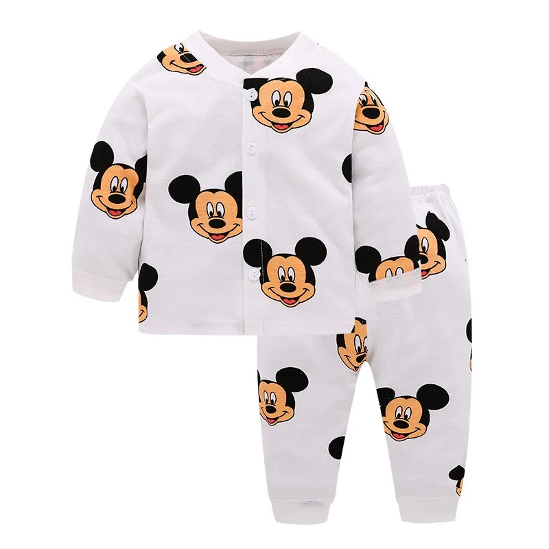 

Mickey baby clothes set Winter Newborn cotton Baby girls Clothes 2PCS Cartoon baby Boy Clothes Unisex kids Clothing Sets bebes