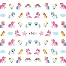 Новинка, 5 листов, 15 видов, для детей, KT, кот, милые наклейки для ногтей, дизайн, клейкие стикеры 3D на ногти Nail Art, наклейки, украшения