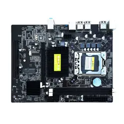 X58 Настольный ПК материнская плата LGA 1366 E5645 6 core 12 потоков Процессор + 8 г Память + Mute Вентилятор компьютера основная плата DDR3 Оперативная