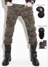 2016 Newest CoolUglyBROS motorpool camo ubs07 jeans camouflage leisure riding a motorcycle pants jeans boy jeans
