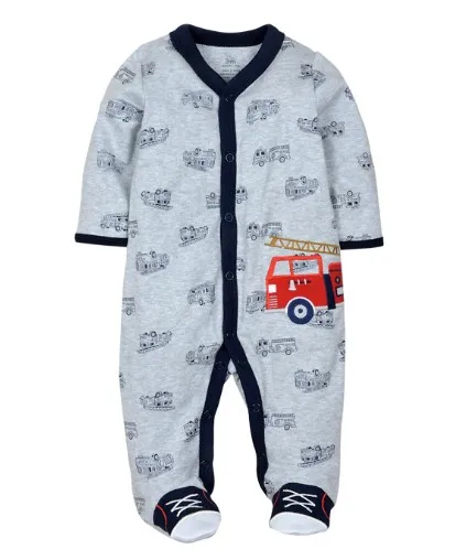 Orangemom/модные детские пижамы и одежда для сна для новорожденных; одежда для малышей; одежда для маленьких мальчиков; комбинезоны для девочек из хлопка; детские комбинезоны - Цвет: xiaoche