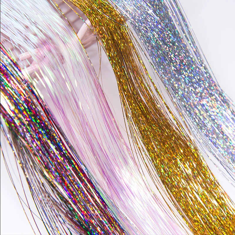 glitter silk
