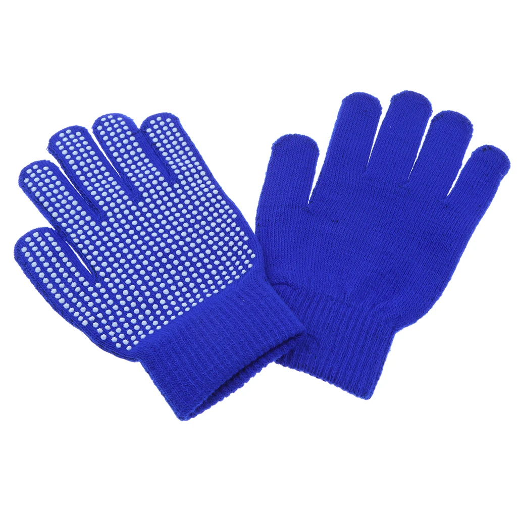 Уличная Верховая езда прыщи ладони перчатки защита рук свободный размер синий