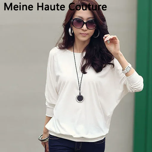 Tee Shirt Femme T Women poleras de mujer womens long sleeve tops black white t-shirt kawaii tshirt cotton Plus Size 2016 | Женская