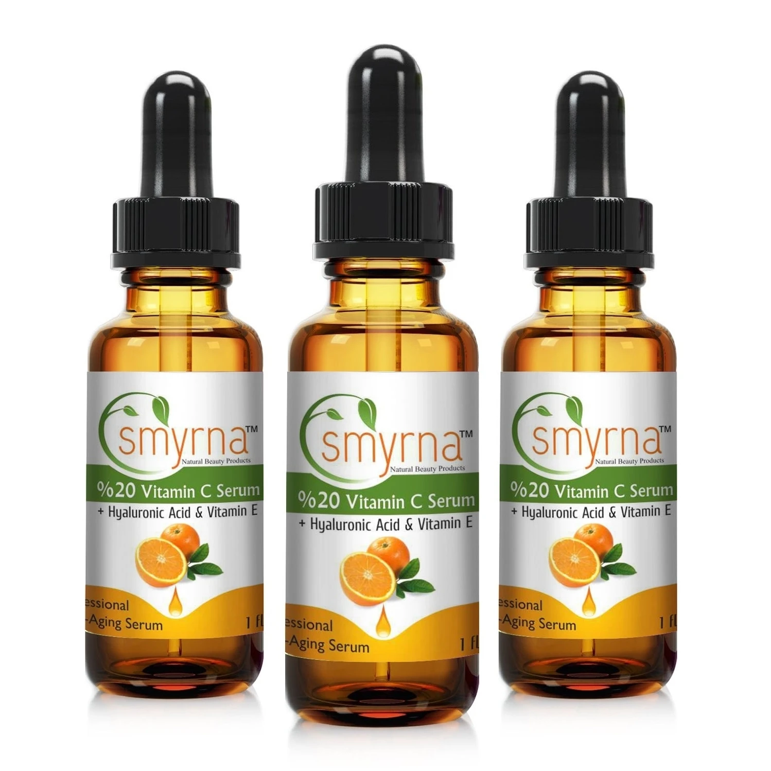 3 of VITAMIN C Serum + Vitamin E + Vegan Hyaluronic Acid + Amino 1oz. 30ml voltammetric determination of vitamin c in foods