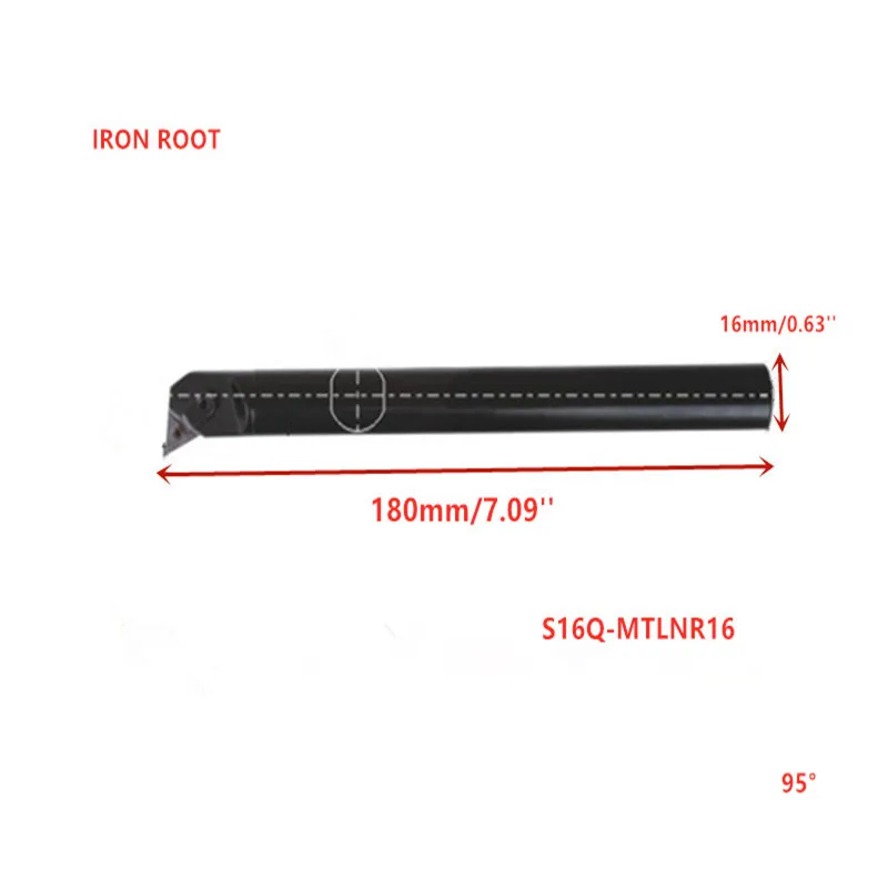 

S16Q-MTLNR16 S18Q-MTLNR16 S20R-MTLNR16 S25S-MTLNR16 S32T CNC Lathe Internal Turning Tool Holder Boring Bar For TNMG16 Insert