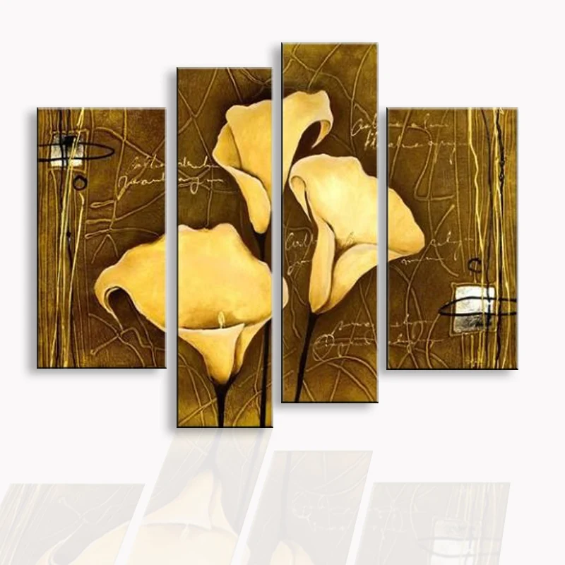 

oil painting Abstract oil painting hand painted flower oil painting living room bedroom restaurant use Decorative poster DY-090