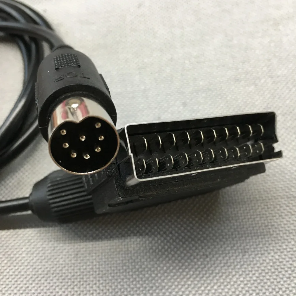 FZQWEG 6FT V-PIN RGB евро SCART кабель для SEGA GENESIS 1 бесплатная и быстрая доставка |