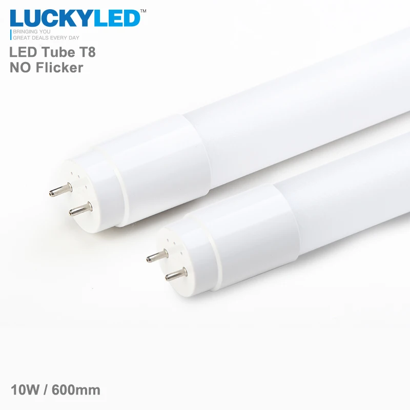 Luckyled бренд светодиодные лампы трубки 9 Вт T8 600 мм 2835smd AC 220 В Интегрированный свет
