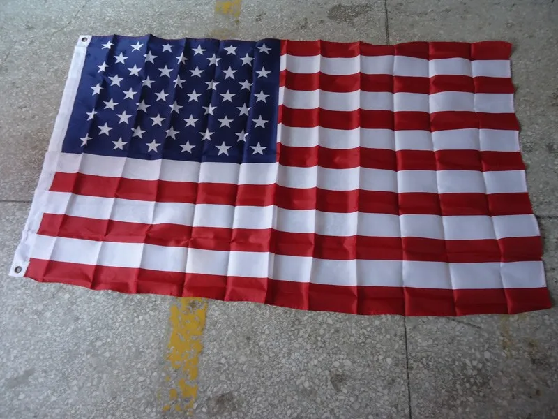 Национального флага США, можем печатать файл, 90x150 см размер, полиэстер, америка или Соединенные Штаты Национальный флаг