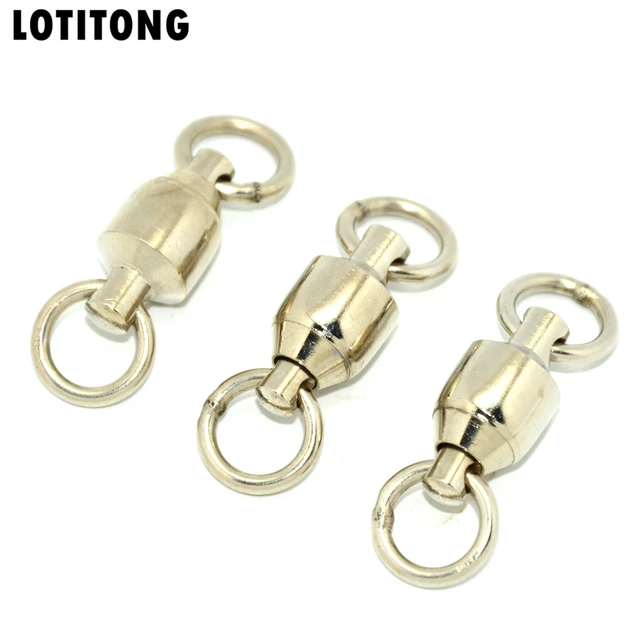 Special Price LOTITONG 20pcs Heavy Duty Ball Bearing Barrel Fishing Rolling Swivel Stainless Steel Connector Solid Ring Fish Hook Connectors Special Price LOTITONG 20pcs Heavy Duty Ball Bearing Barrel Fishing Rolling Swivel Stainless Steel Connector Solid Ring Fish Hook Connectors