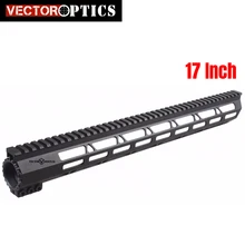 Векторная Оптика Тактический тонкий M-LOK 17 дюймов поплавок Handguard Пикатинни кронштейн подходит 223 5,56 AR 15 M4 M16