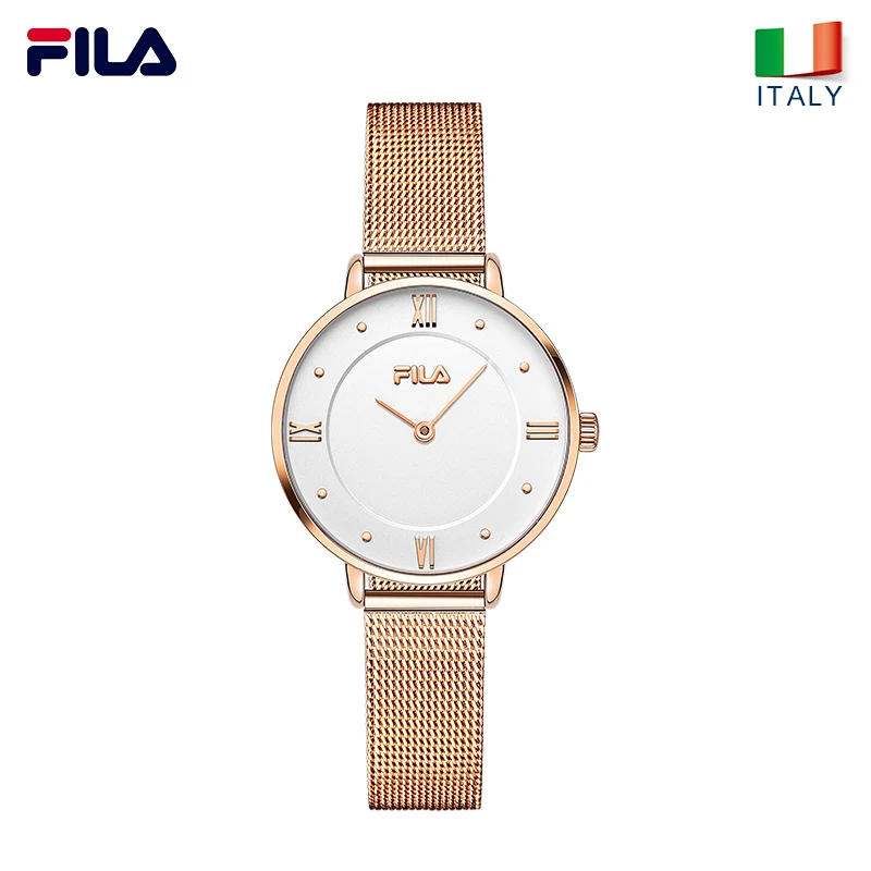 

Fila Women Wrist Watch Water Resistant Top Sale Quartz Watch for Women Lady Casual Simple Italian brand gold color