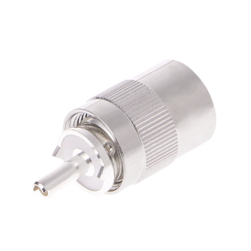 

UHF Male PL259 Plug Solder RG8 RG213 LMR400 7D-FB Cable Connector Silver L15