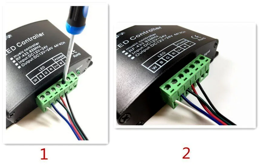 24 клавиши RGB/RGBW музыкальный светодиодный пульт управления DC12V-24V RF дистанционный звуковой датчик голосовое аудио управление для RGB RGBW светодиодный светильник