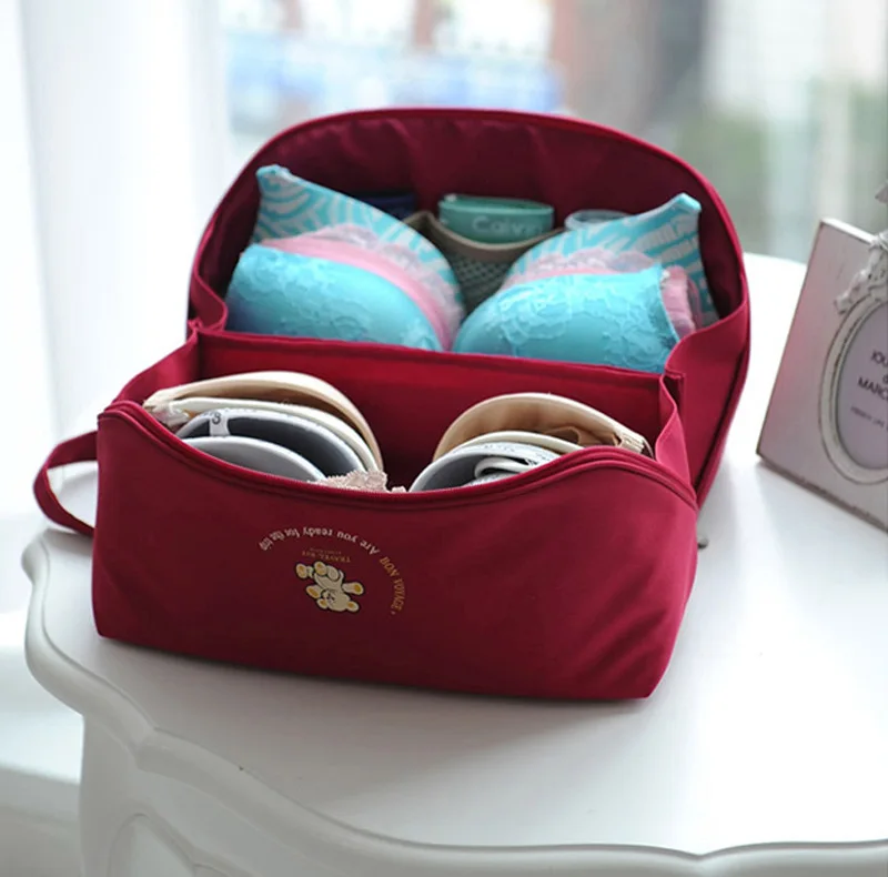 

New travel multi-function bra bag portable third-generation bra bag cartoon underwear bag bra bag
