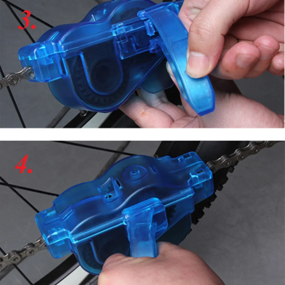 Nieoqar велосипедная цепь очиститель для чистки велосипеда 3D кисть для цепи набор инструментов для мытья MTB велосипедная защита масляная цепь для горного велосипеда