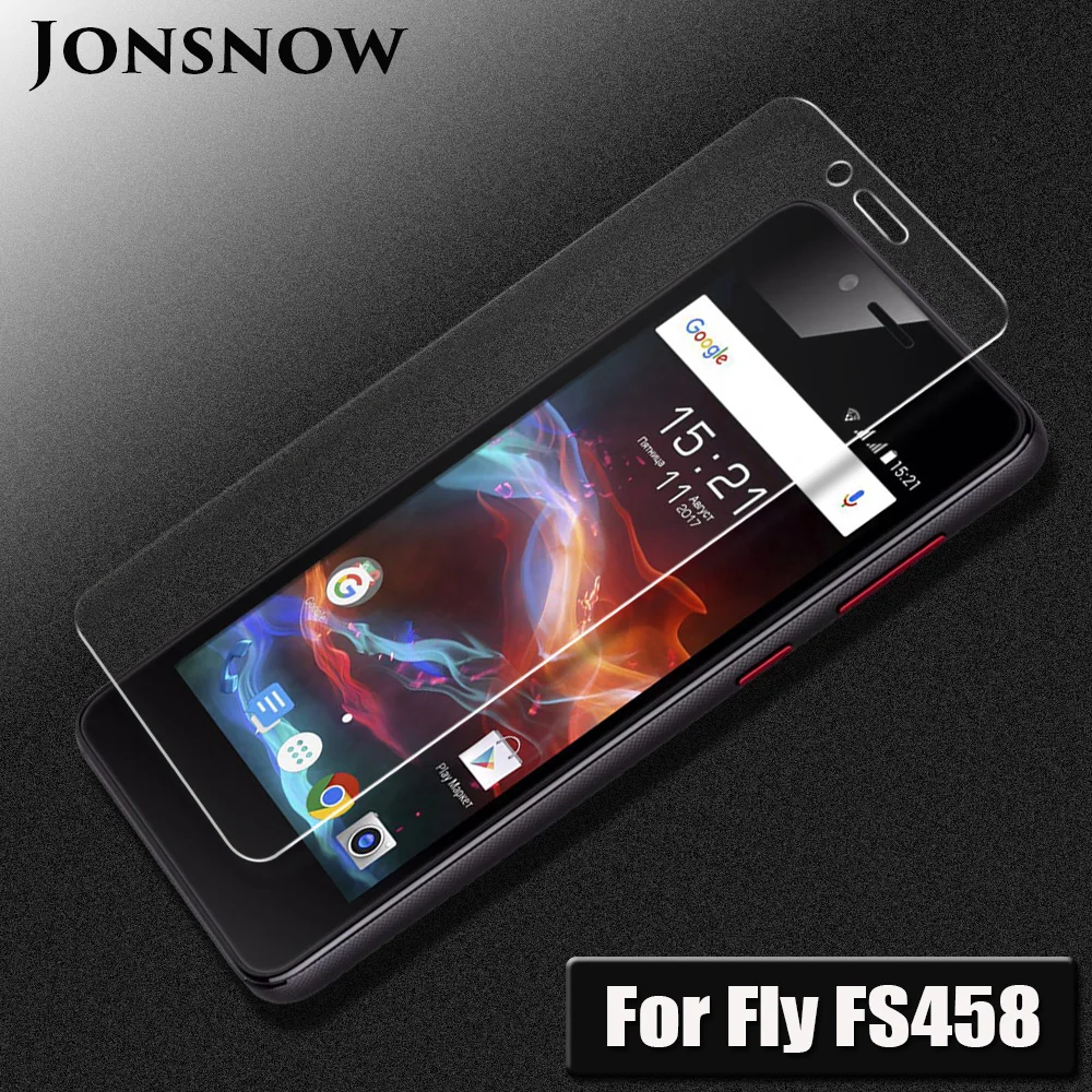 

JONSNOW For Fly FS458 Tempered Glass 2.5D 9H Explosion-proof LCD Screen Protector for Fly FS458 Stratus 7 Protective Film