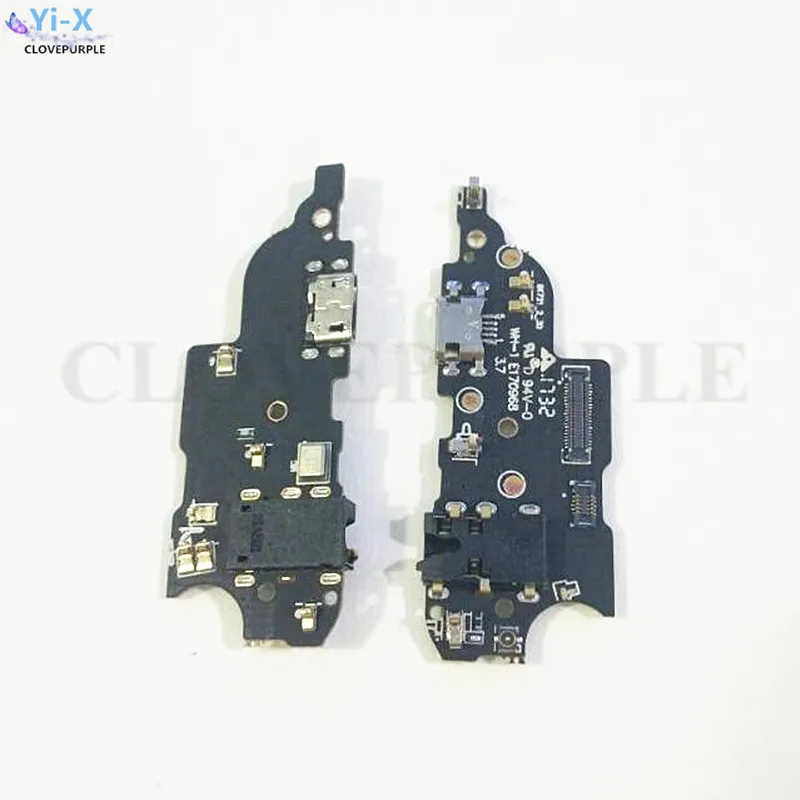 10PCS Lot Micro USB Charging Charger Port Dock Connector Flex Cable with Microphone Headphone Jack for MEIZU M6 Note