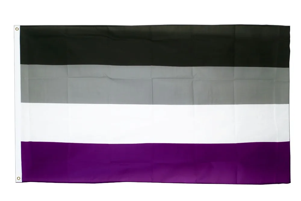 

hanging 90*150cm LGBTQIA Ace Community Asexuality asexual pride Flag For Decoration