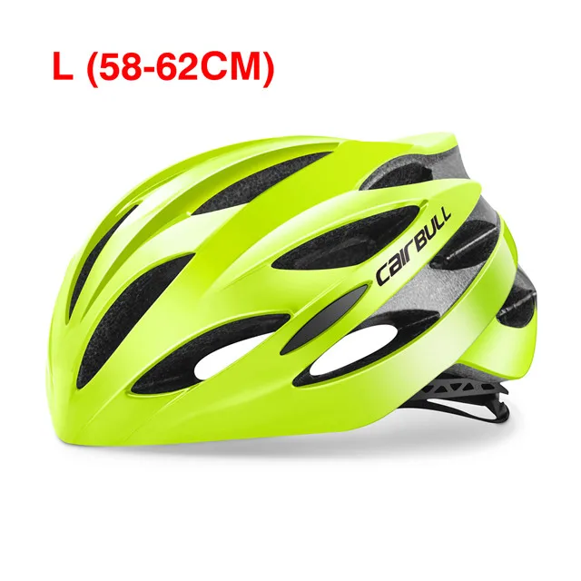 Cairbull велосипедный шлем Casco Ciclismo PC+ взрывоупорный велосипедный руль для шоссейного велосипеда шлем MTB Ультралайт дышащий защитный шлем - Цвет: YELLOW L