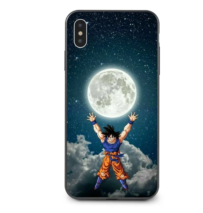 Горячая Dragon Ball Z Super DBZ Goku сайан вежета DBS мягкая задняя крышка чехол для iPhone 6 6S plus 7 8 plus X XS MAX XR 11 Pro Max