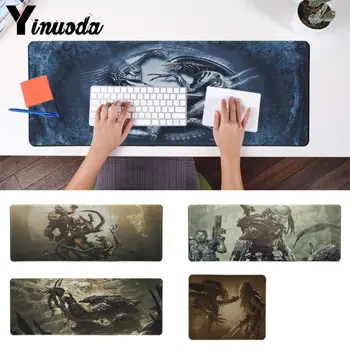 

Yinuoda My Favorite Alien vs Predator Keyboards Mat Rubber Gaming mousepad Desk Mat Customized laptop Gaming small mouse pad